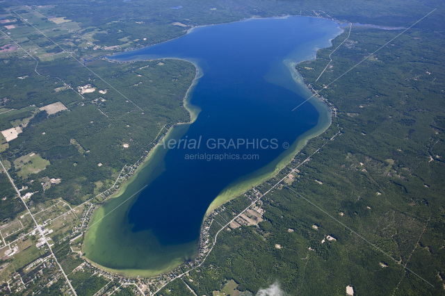 Hubbard Lake (Looking South) in Alcona County, Michigan